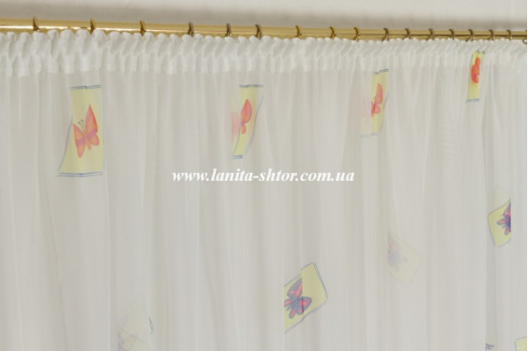 Тюль для дитячої Вінні-Пух 2,55/3 Тюль для дитячої Вінні-Пух 2,55/3