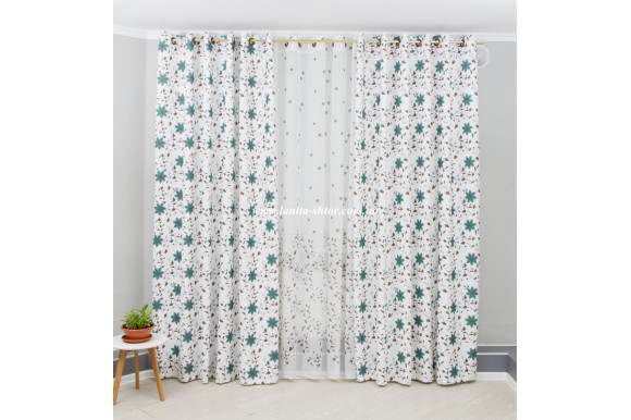 Тюль креп-шифон компаньйон Venza TCK-1268 Тюль креп-шифон компаньйон Venza TCK-1268