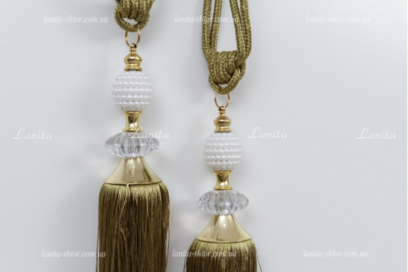 Китиці для штор KGA-6760 оливкові