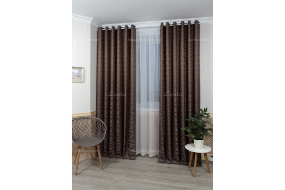 Шторы жаккард хамелеон Kevyn SGH-1840