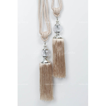 Кисти для штор KMU песочный беж