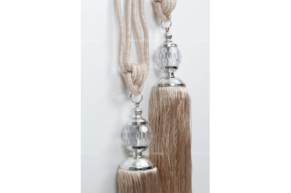 Кисти для штор KMU песочный беж