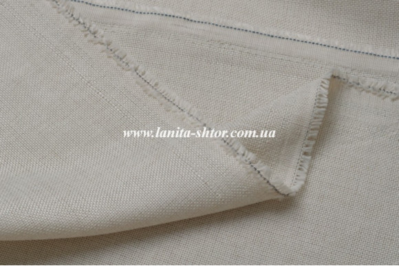 Штори мішковина тонка К014 бежево-сірі