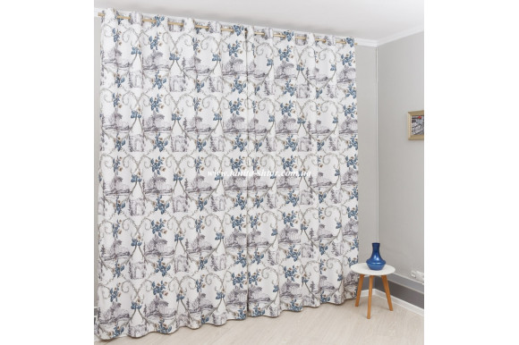 Шторы микровелюр компаньон Venza TCK-1273