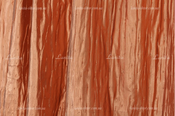 Готові штори парча коралові Mexx 2,51м/2*2,0м