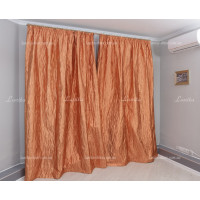 Готовые шторы парча коралловые Mexx 2,51м/2*2,0м