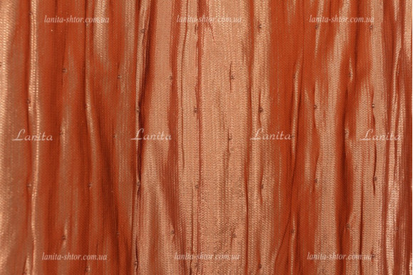 Готові штори парча коралові Mexx 2,51м/2*2,0м