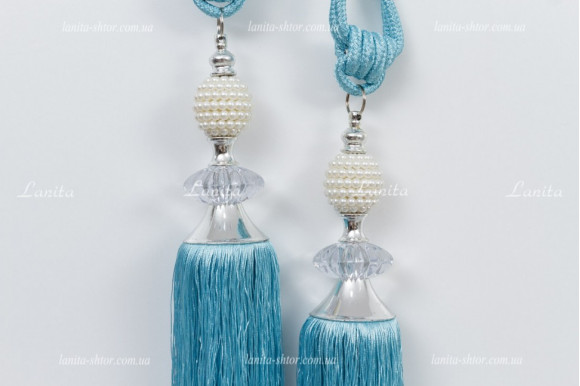 Кисти для штор KGA-6761 голубые