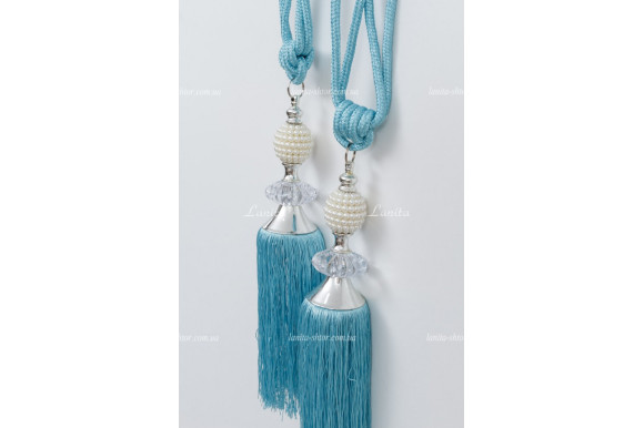 Кисти для штор KGA-6761 голубые