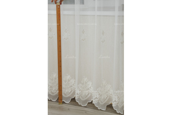 Тюль фатин со стразами Agila TFV-8151