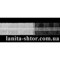 Стрічка для штор, тонка органзова 101m (гармошка)