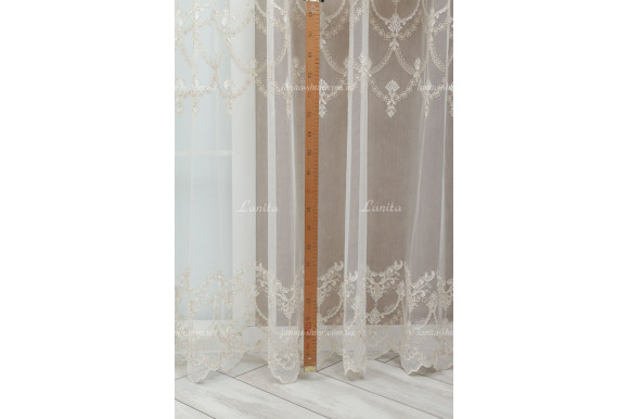 Тюль грек фатин с вышивкой Indola TFV-2056