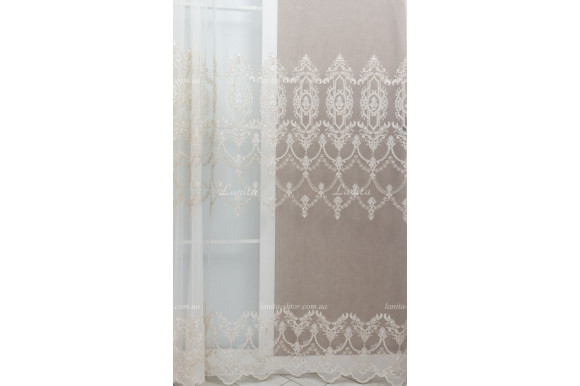 Тюль грек фатин с вышивкой Indola TFV-2056