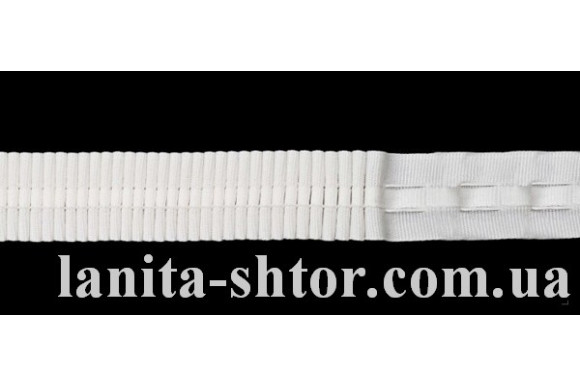 Стрічка тонка х/б 101 (гармошка)