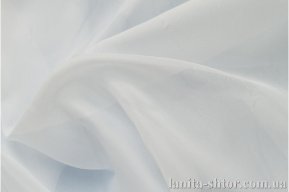 Шифон білий з блакиттю TA-08 Шифон білий з блакиттю TA-08