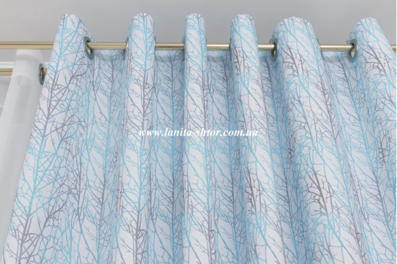 Шторы микровелюр компаньон Venza TCK-1274