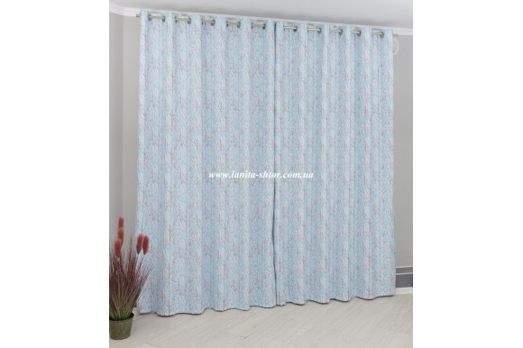 Шторы микровелюр компаньон Venza TCK-1274