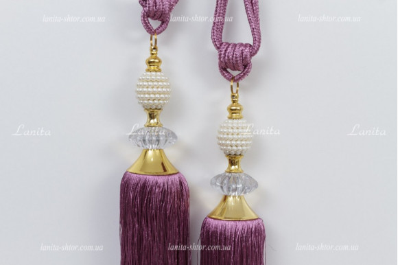 Китиці для штор KGA-6763 фіолетові