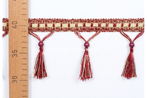 Бахрома для штор BSB бордова