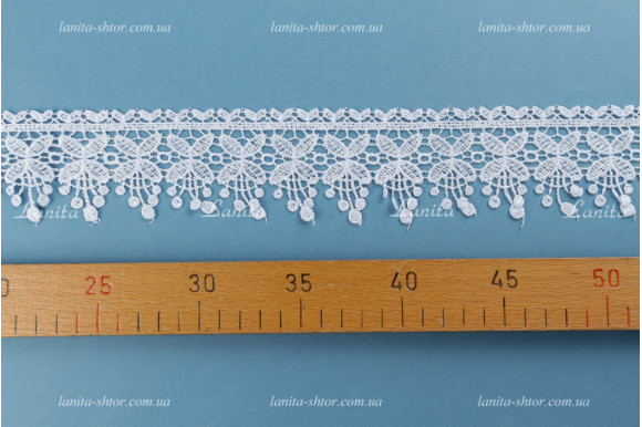Мереживо біле 6см KTD-7955