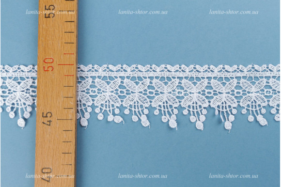 Мереживо біле 6см KTD-7955