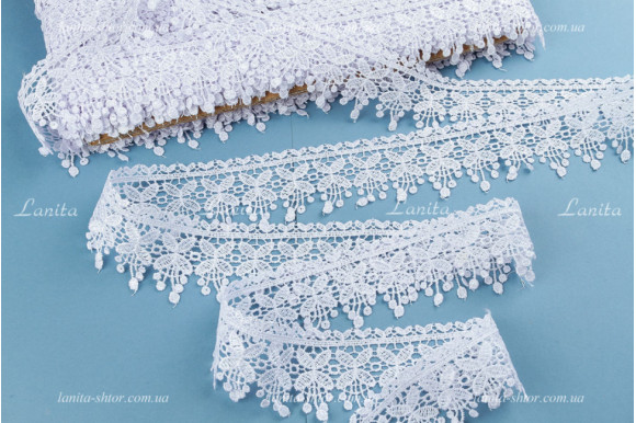 Мереживо біле 6см KTD-7955
