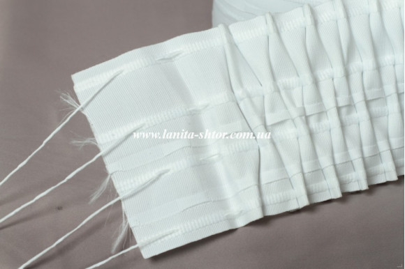 Шторна стрічка широка х/б (вафелька)