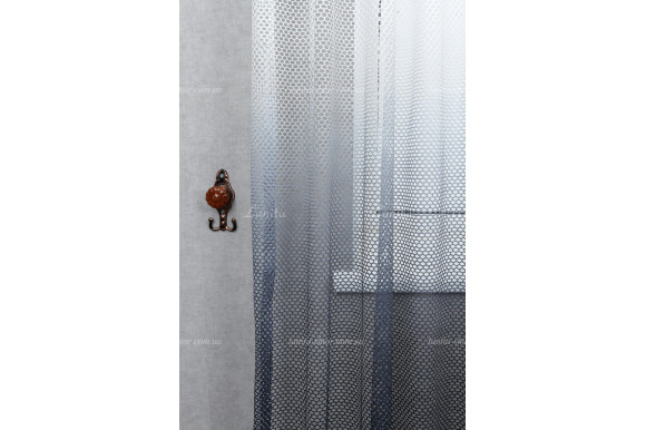 Готовий тюль сітка Armand синій 2,50м/6,30м