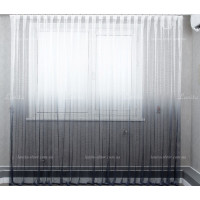 Готовый тюль сетка Armand синий 2,50м/6,30м