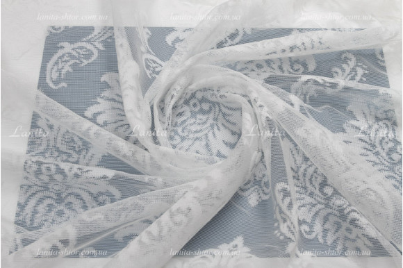 Тюль жаккард корона Woska D-24-27