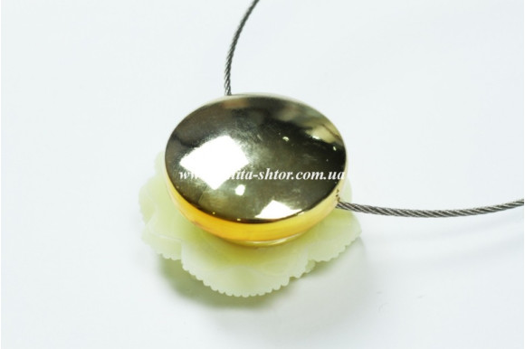 Магнит для штор MR Розочка светло-желтая Магнит для штор MR Розочка светло-желтая