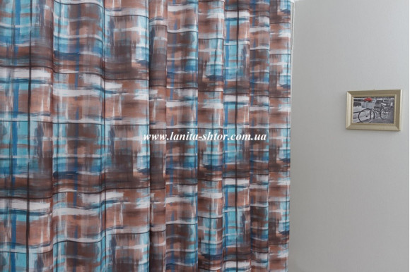 Шторы микровелюр компаньон Venza TCK-1278