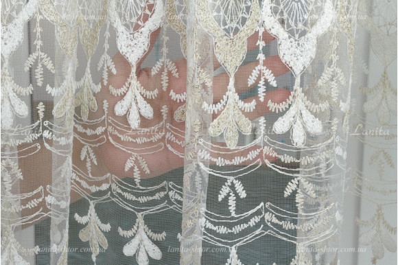 Готовий тюль фатин Veneta GT-8058 2,50м/5,0м