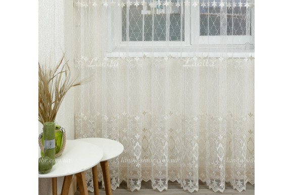 Готовий тюль фатин Veneta GT-8058 2,50м/5,0м