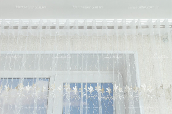 Готовий тюль фатин Veneta GT-8058 2,50м/5,0м