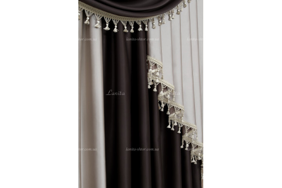 Штора Blackaut Soft FT-41 венге відріз 2 метри