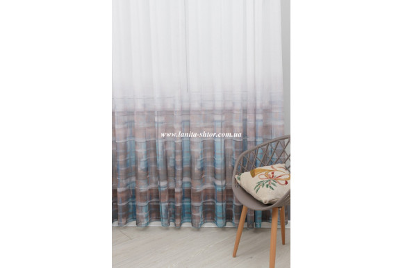 Тюль лен компаньон Venza TCK-1278