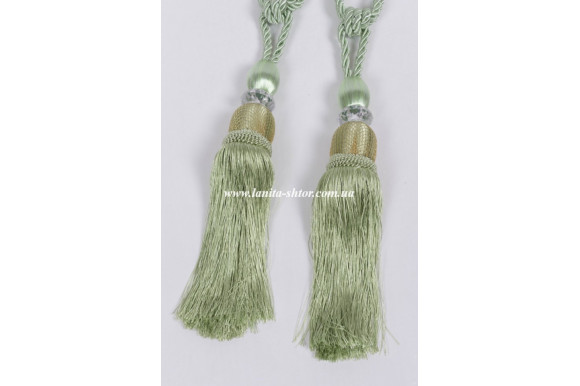 Кисти для штор KCS салатовые