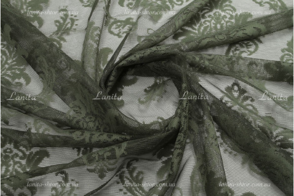 Тюль жаккард корона Woska D-24-32