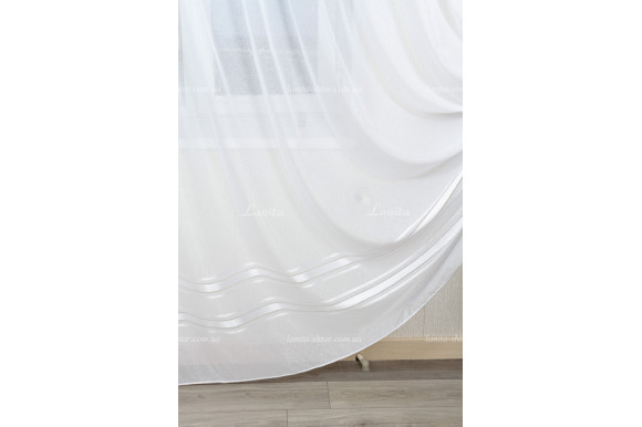 Тюль сабле зі смужками Loris TSP-7961