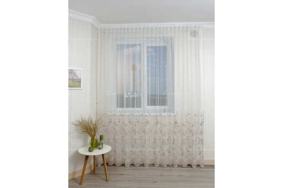 Тюль фатин с вышивкой Balmy TSL-8061 Тюль фатин с вышивкой Balmy TSL-8061