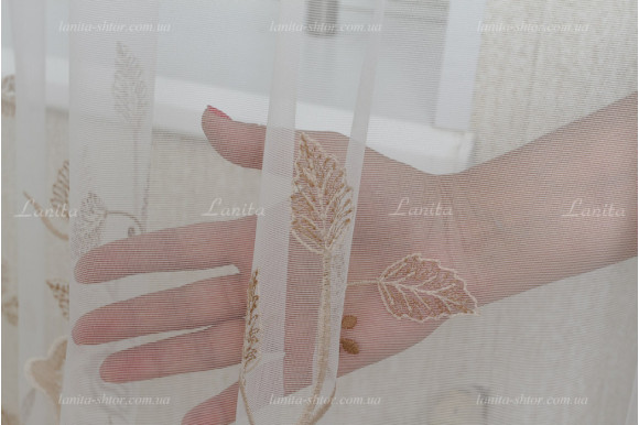 Тюль фатин с вышивкой Balmy TSL-8061 Тюль фатин с вышивкой Balmy TSL-8061