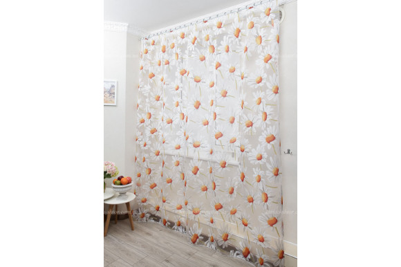 Тюль деворе Ромашка TD-945 Тюль деворе Ромашка TD-945