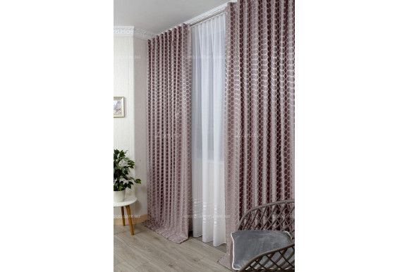 Штори жакард-сатин Matis SSG-7962