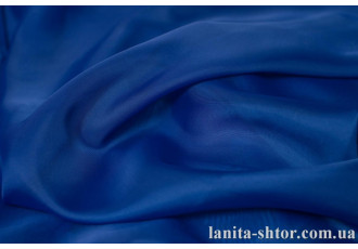 Тюль шифон синий ST-34