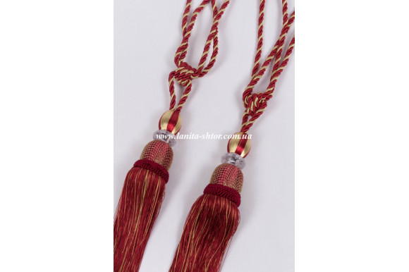 Кисти для штор KCS красные