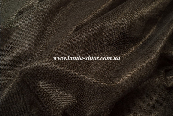 Тюль сітка гіпюрова шоколадна IP-508 Тюль сітка гіпюрова шоколадна IP-508