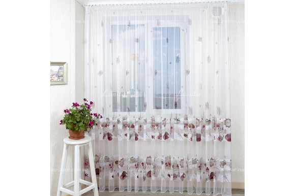 Готовый тюль фатин Jardin GT-7964 2,50м/5,0м