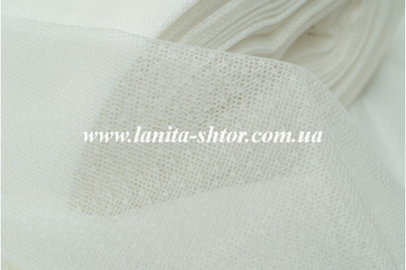 Тюль сетка гипюровая молочная IP-502