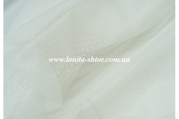 Тюль сетка гипюровая молочная IP-502